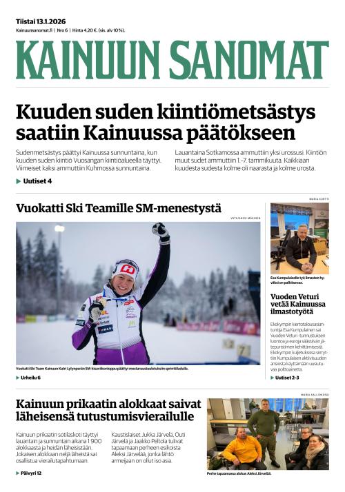 Kainuun Sanomat 13.1.2026