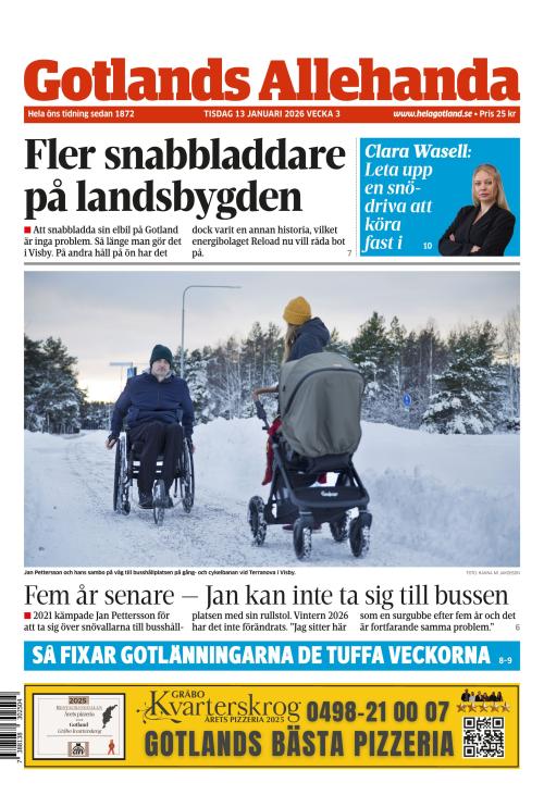 Gotlands Allehanda 13.1.2026