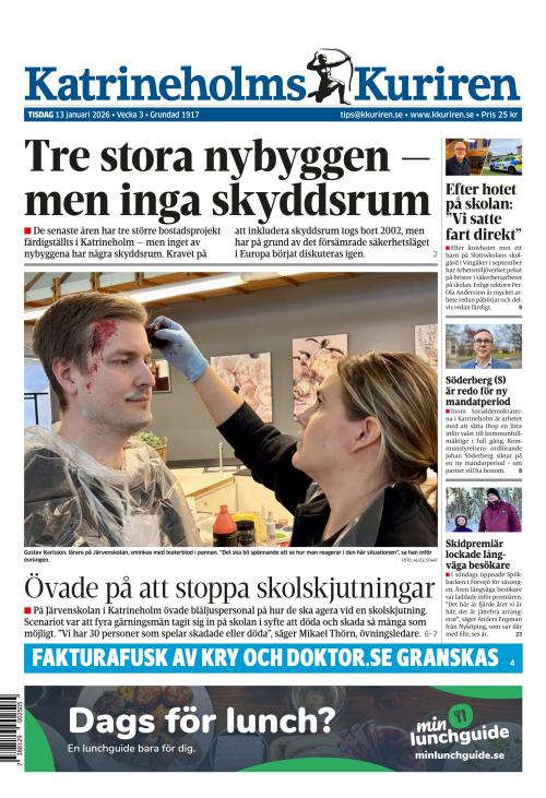 Katrineholms-Kuriren 13.1.2026