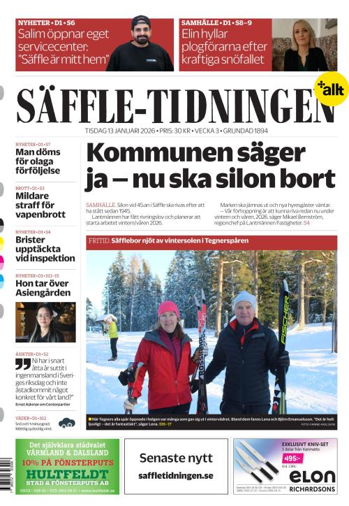 Säffle-Tidningen 13.1.2026