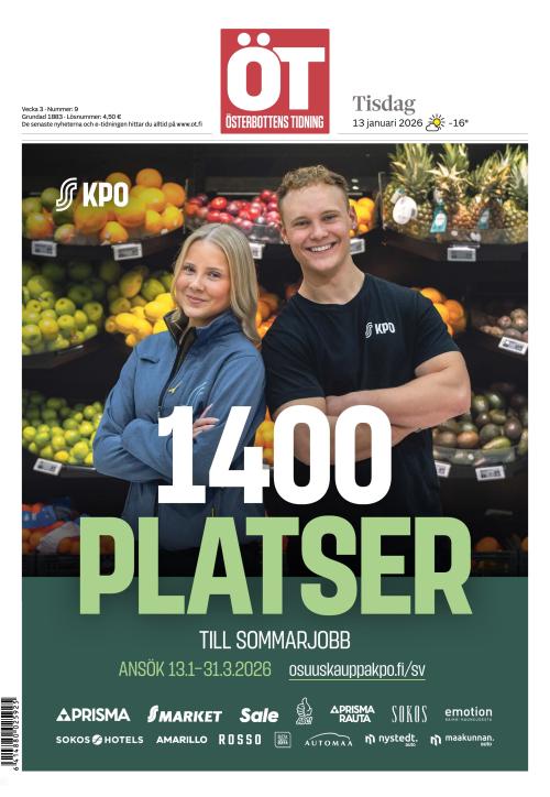 Österbottens Tidning 13.1.2026