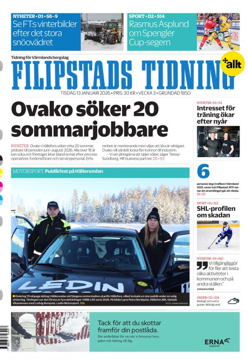 Filipstads Tidning 13.1.2026