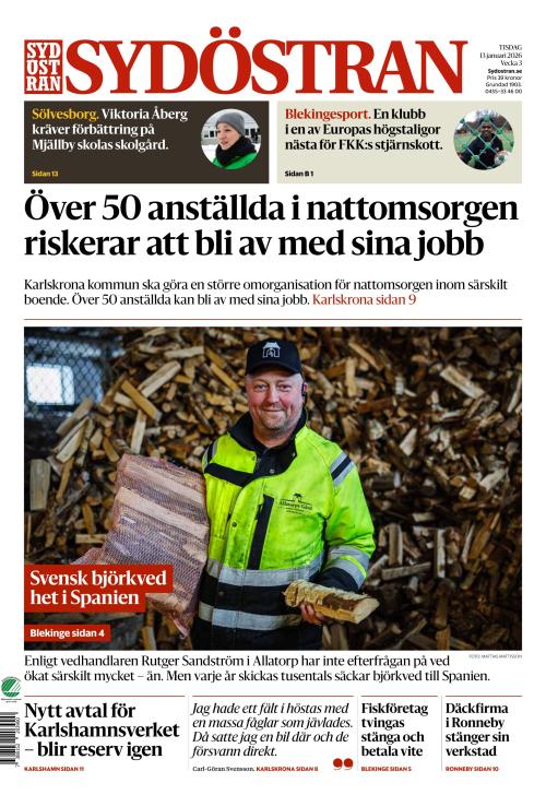 Sydöstran 13.1.2026