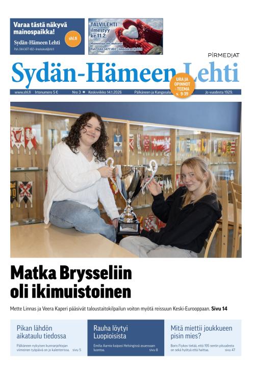 Sydän-Hämeen Lehti 14.1.2026