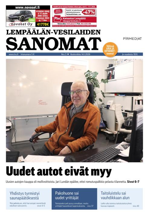 Lempäälän-Vesilahden Sanomat 14.1.2026