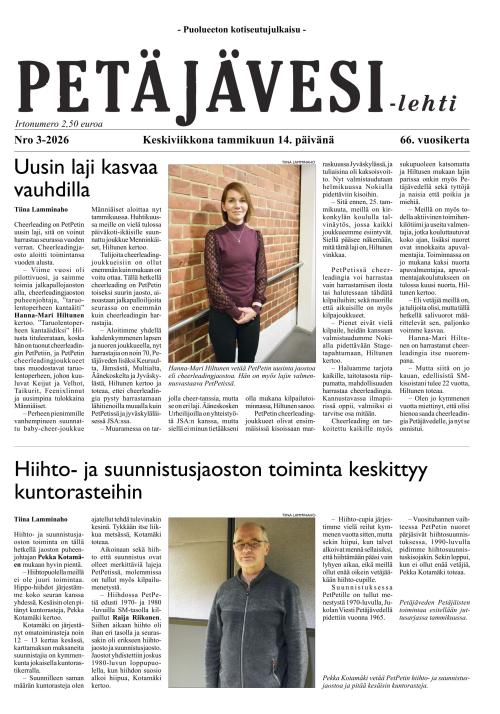 Petäjävesi 14.1.2026