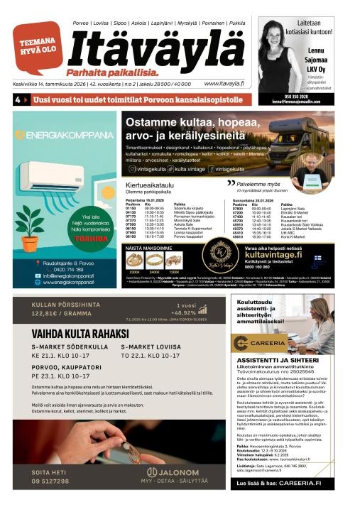 Itäväylä 14.1.2026