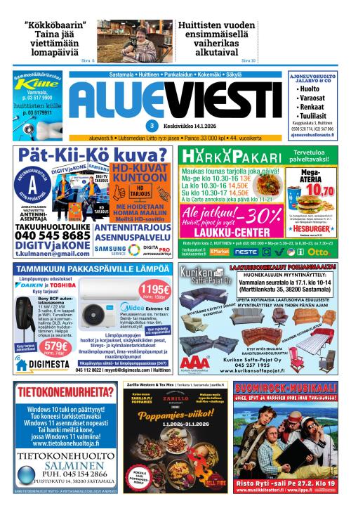 Alueviesti 14.1.2026