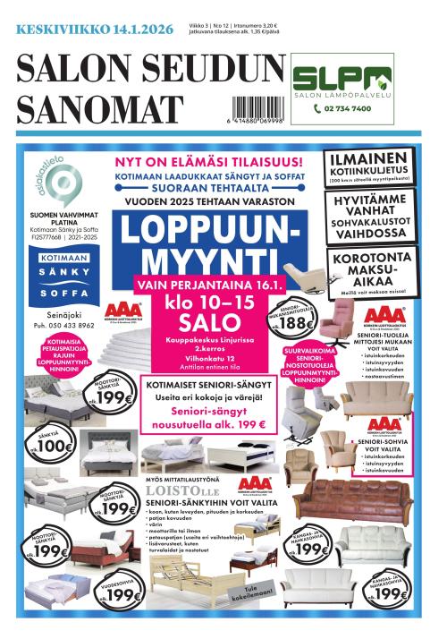 Salon Seudun Sanomat 14.1.2026