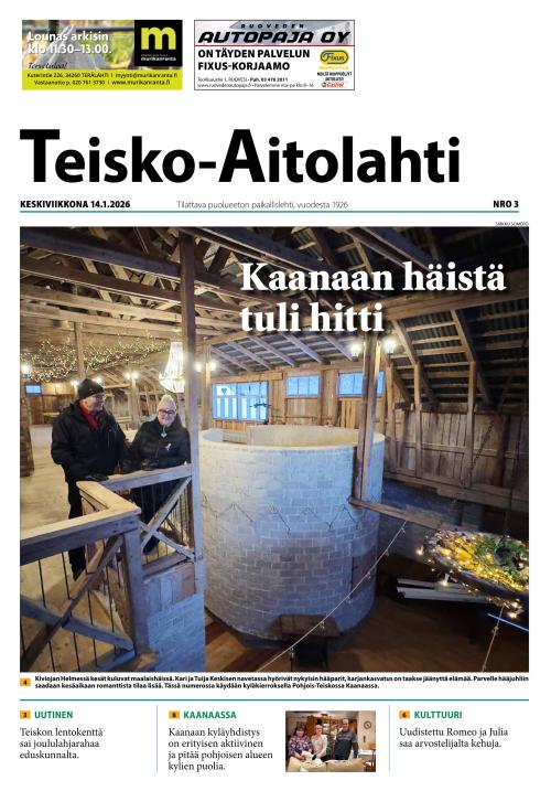 Teisko-Aitolahti 14.1.2026