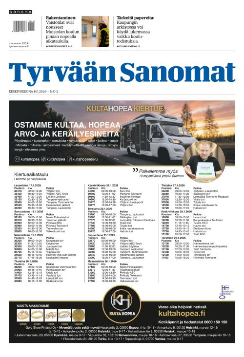 Tyrvään Sanomat 14.1.2026