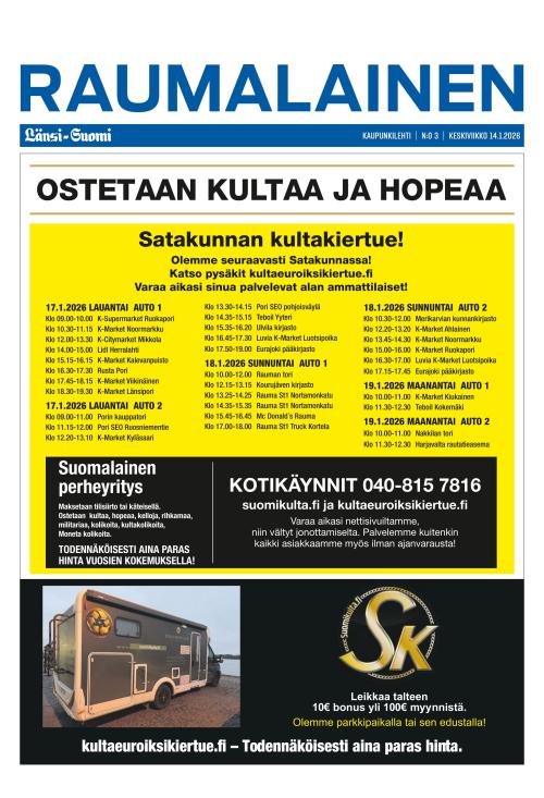 Raumalainen 14.1.2026