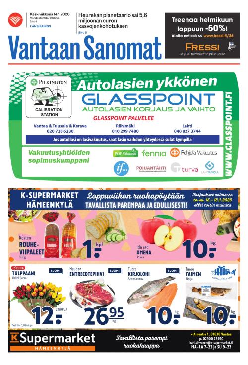 Vantaan Sanomat (Länsi) 14.1.2026