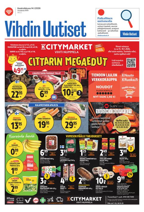 Vihdin uutiset 14.1.2026