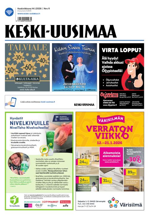 Keski-Uusimaa 14.1.2026