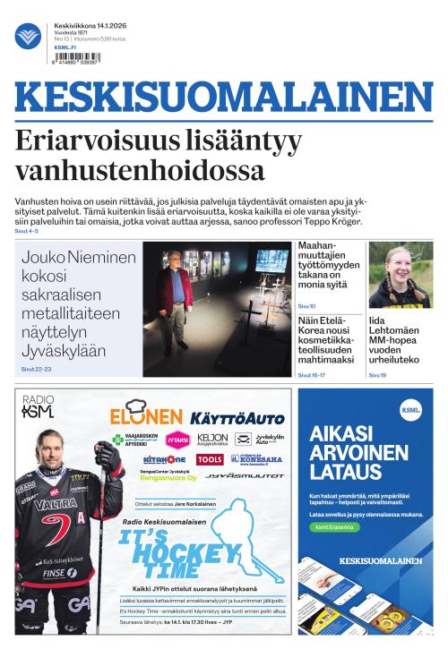 Keskisuomalainen 14.1.2026