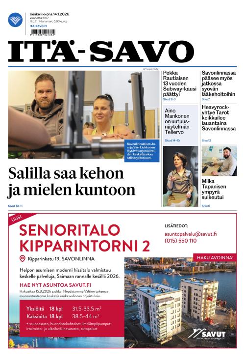 Itä-Savo 14.1.2026