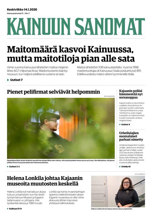 Kainuun Sanomat 14.1.2026