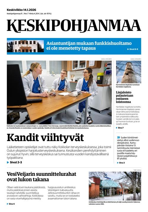 Keskipohjanmaa 14.1.2026