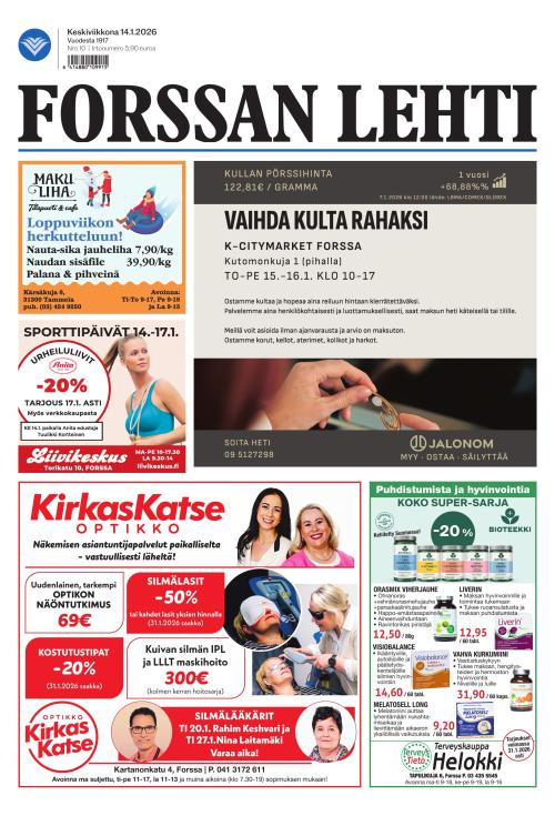 Forssan Lehti 14.1.2026