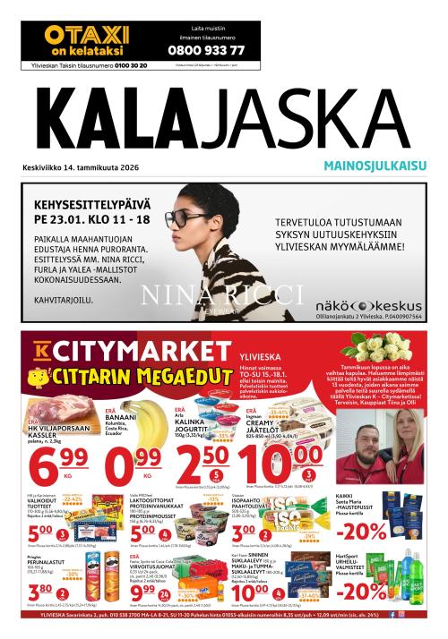 Kalajokilaakso ja Kalajaska 14.1.2026