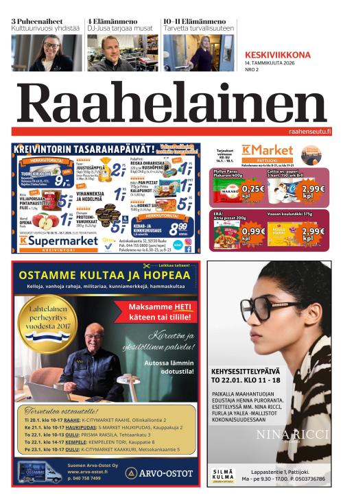 Raahelainen 14.1.2026