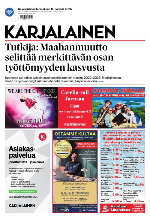 Karjalainen 14.1.2026