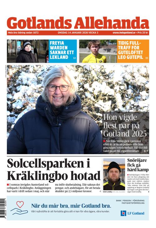 Gotlands Allehanda 14.1.2026