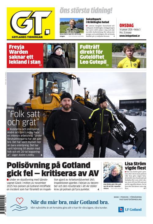Gotlands Tidningar 14.1.2026