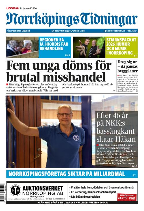 Norrköpings Tidningar 14.1.2026