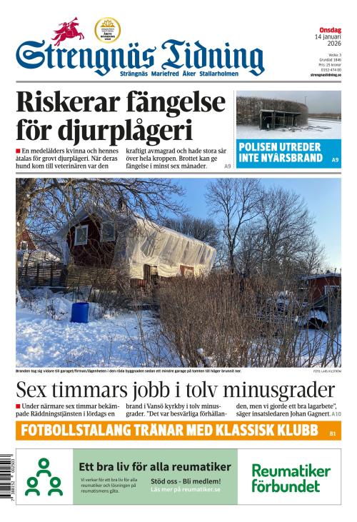 Strengnäs Tidning 14.1.2026