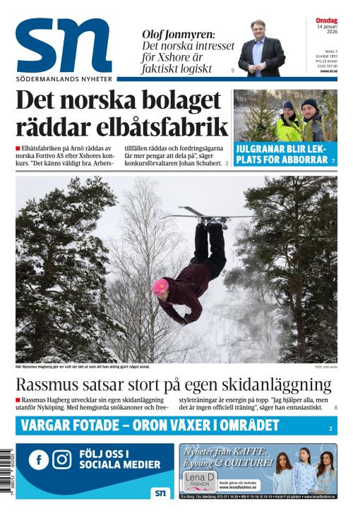 Södermanlands Nyheter 14.1.2026