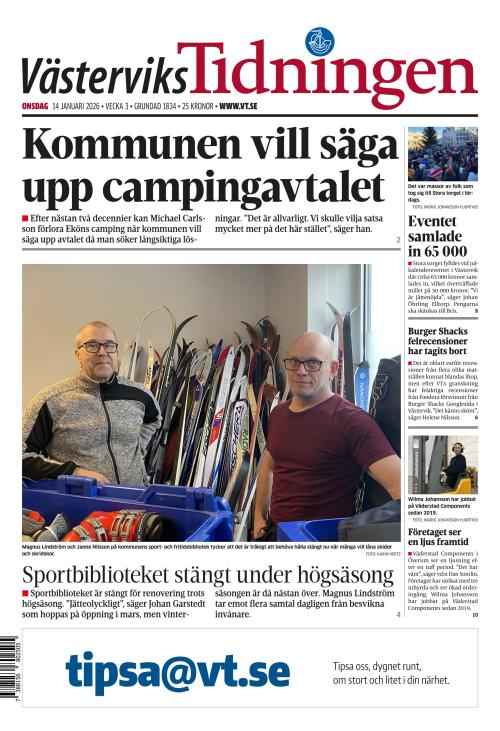 Västerviks-Tidningen 14.1.2026