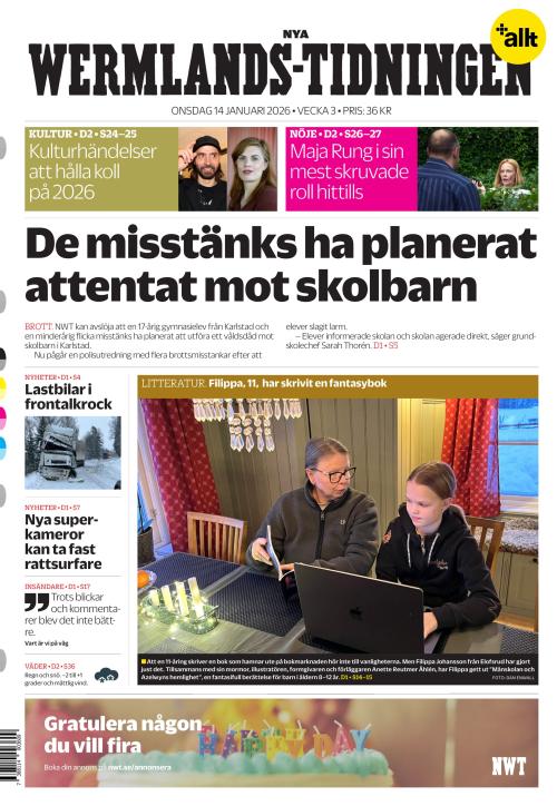 Nya Wermlands-Tidningen 14.1.2026