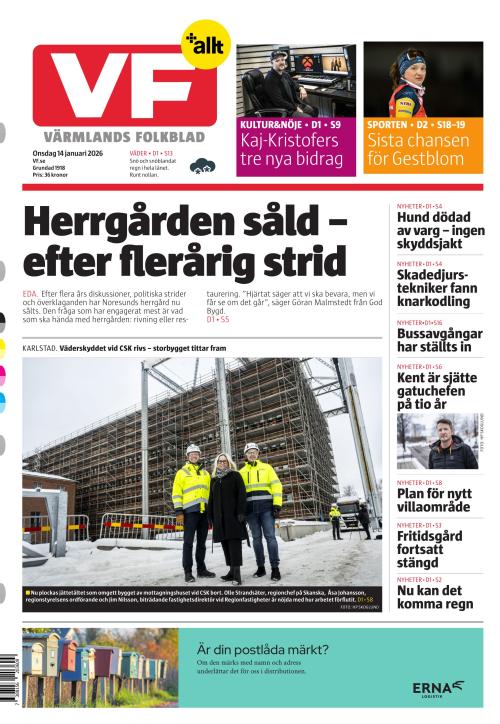 Värmlands Folkblad 14.1.2026