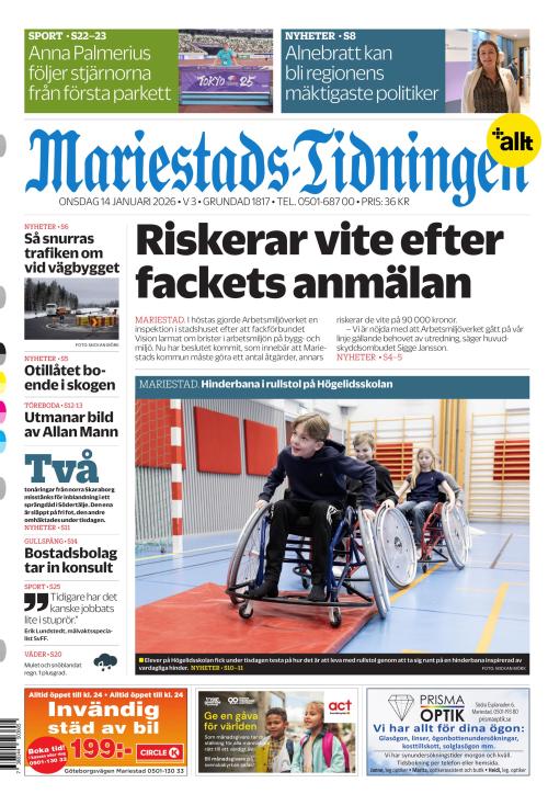Mariestads-Tidningen 14.1.2026