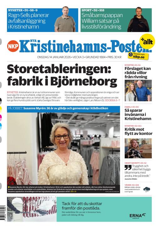 Nya Kristinehamns-Posten 14.1.2026
