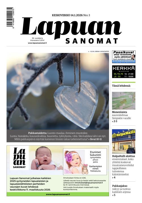 Lapuan Sanomat 14.1.2026