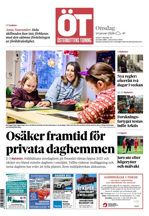 Österbottens Tidning 14.1.2026