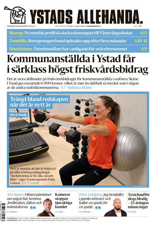 Ystads Allehanda 14.1.2026
