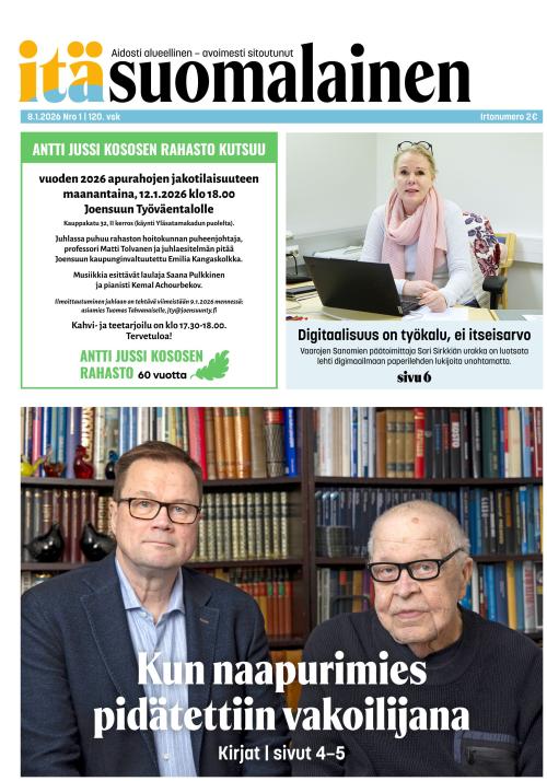 Itäsuomalainen 8.1.2026