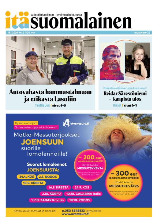 Itäsuomalainen 15.1.2026