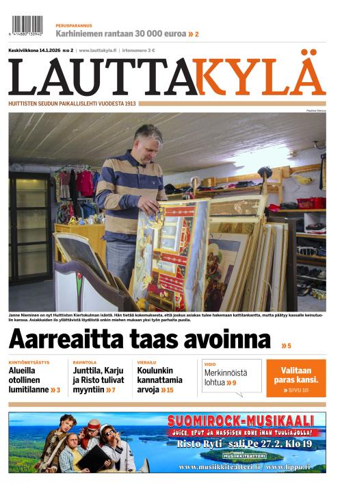 Lauttakylä-lehti 14.1.2026