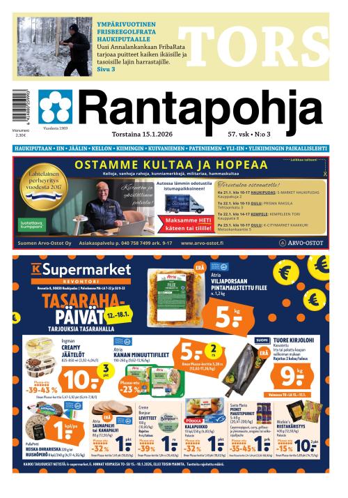 Rantapohja 15.1.2026