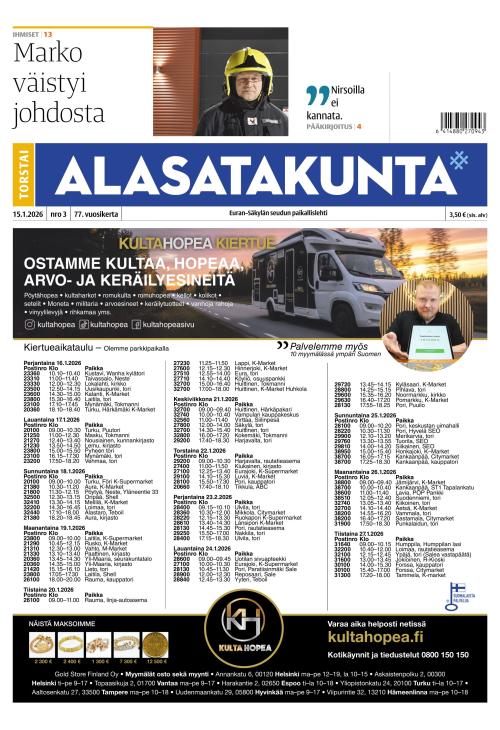 Alasatakunta 15.1.2026