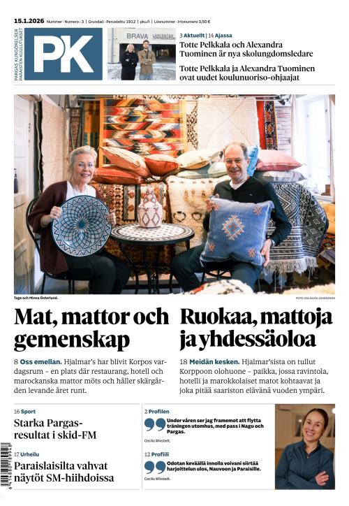 Paraisten kuulutukset 15.1.2026