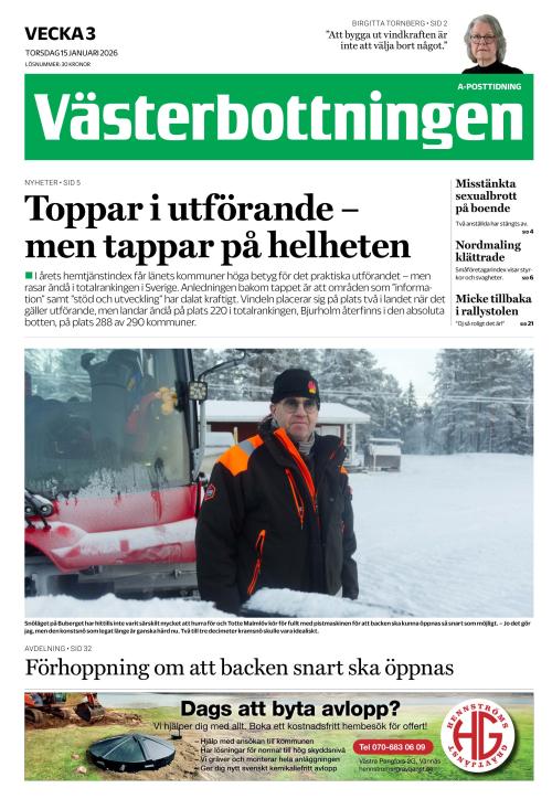 Västerbottningen  (SE) 15.1.2026
