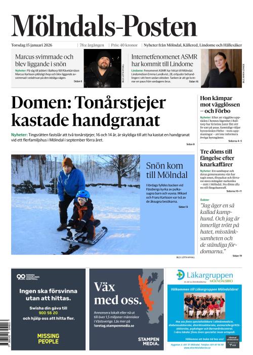 Mölndals-Posten 15.1.2026