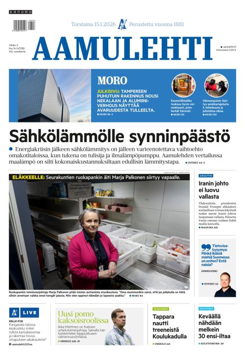 Aamulehti 15.1.2026