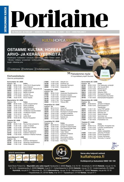 Porilaine 15.1.2026